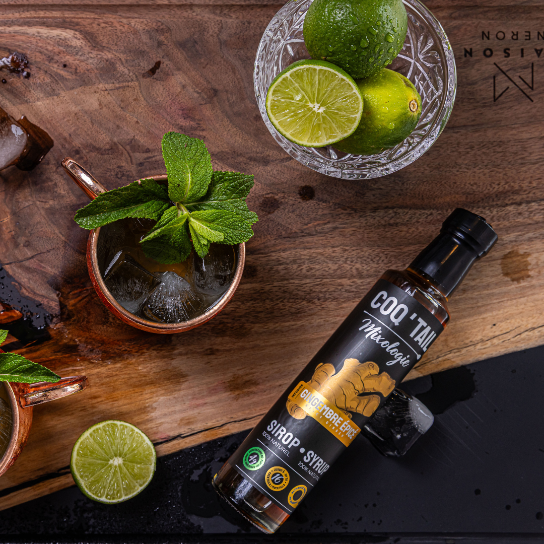 Sirop Infusé au Gingembre Épicé