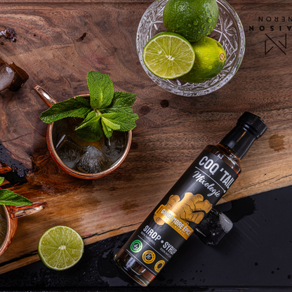 Sirop Infusé au Gingembre Épicé