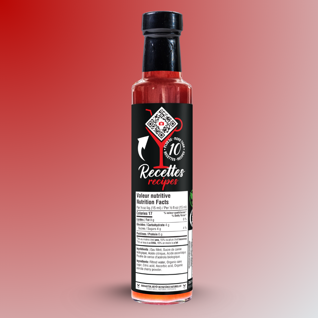Sirop Infusé aux Cerises Sûres